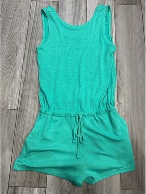 GAP Women's Sleeveless Romper in Mint Green, Size Small